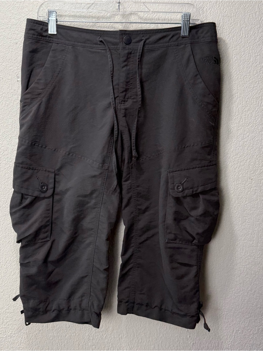 The North Face Sz 10 Gray Paramount Propel Capri Pant Women Cargo Bermuda